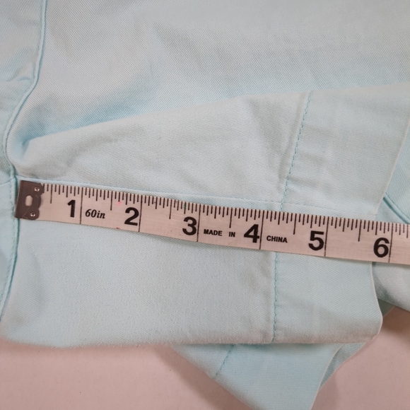 Talbots Petite Stretch Women's Blue Shorts   , Size 18W - Picture 3 of 5